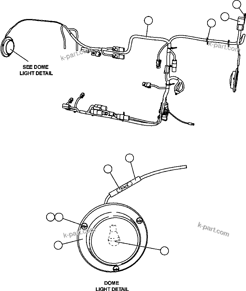 Komatsu parts book diagram for AFE57-CB 830E-1AC S/N A30340 - A30343     FELIX RESOURCES: HYDRAULIC CABINET WIRING
