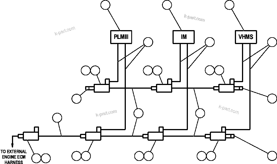 Komatsu parts book diagram for AFE57-CB 830E-1AC S/N A30340 - A30343     FELIX RESOURCES: VHMS HOOKUP