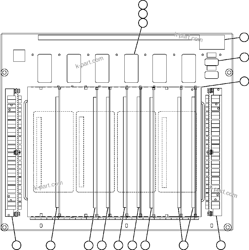 Komatsu parts book diagram for AFE57-CB 830E-1AC S/N A30340 - A30343     FELIX RESOURCES: PANEL - ICP   1/2 (GE1302)