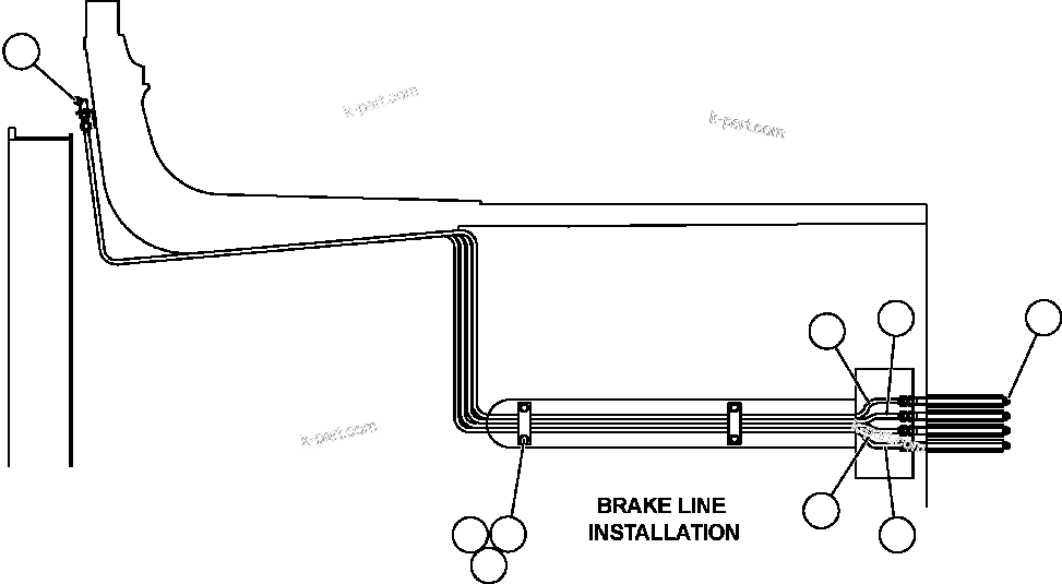 Komatsu parts book diagram for AFE57-CB 830E-1AC S/N A30340 - A30343     FELIX RESOURCES: WHEEL MOTOR  8/8 (PC2755)