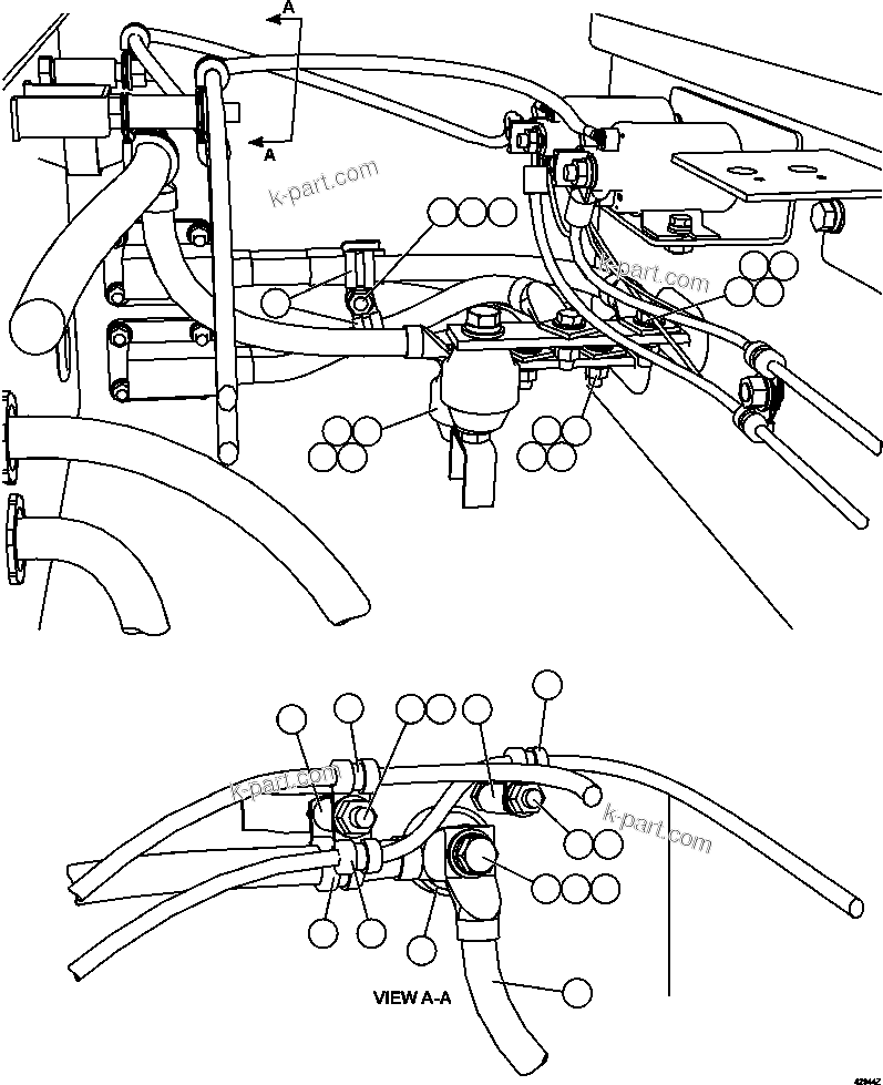 Komatsu parts book diagram for AFE57-CV 830E-1AC S/N A30461 - A30463 & A30470 - A30472     BARRICK BALD MOUNTAIN: BATTERY BOX    5/5  (S/N A30461 - A30470)