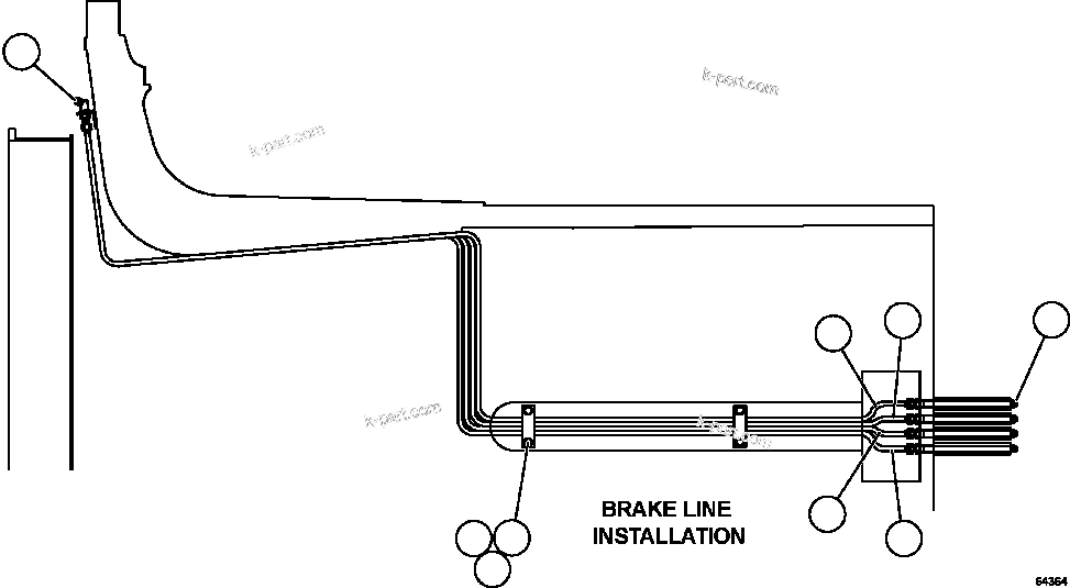 Komatsu parts book diagram for AFE57-CV 830E-1AC S/N A30461 - A30463 & A30470 - A30472     BARRICK BALD MOUNTAIN: WHEEL MOTOR  8/8 (PC2755)