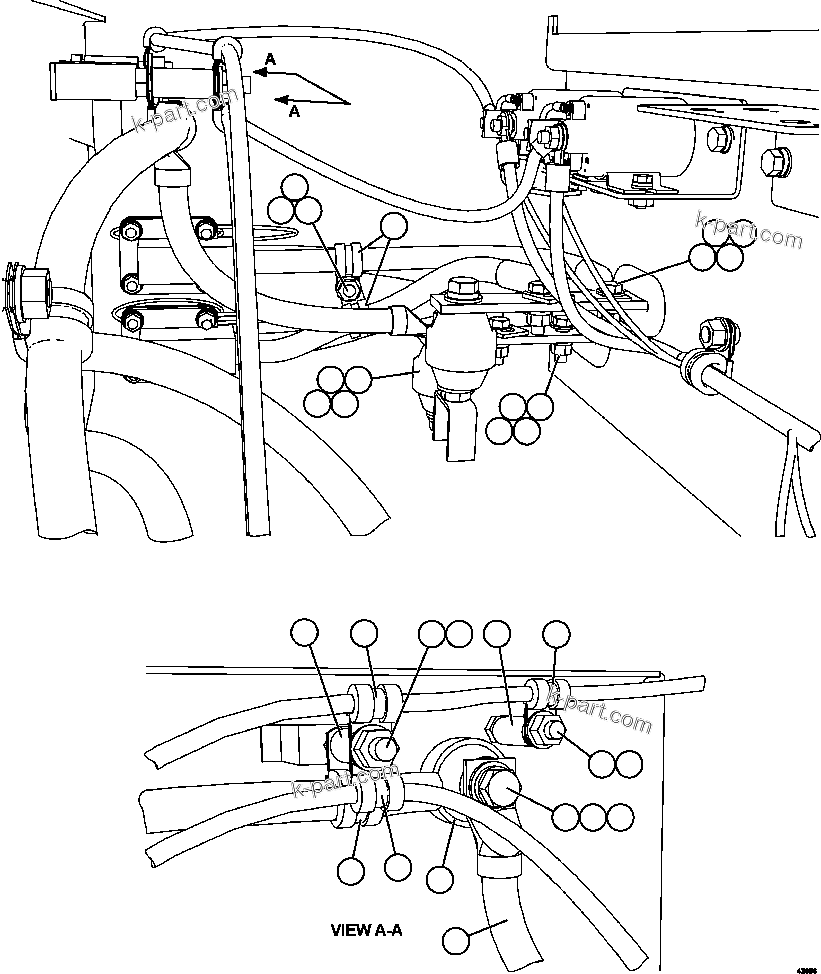 Komatsu parts book diagram for AFE57-CX 830E-1AC S/N A30505 - A30506     HIBBING TACONITE: BATTERY BOX ( 5/5)