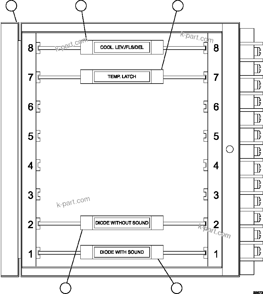 Komatsu parts book diagram for AFE57-EX 830E-1AC S/N A30637 - A30638    HINDUSTAN ZINC: AID MODULE ASSEMBLY       PC1810