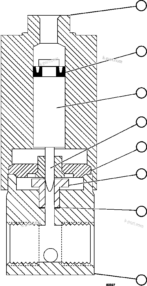 Komatsu parts book diagram for AFE57-EX 830E-1AC S/N A30637 - A30638    HINDUSTAN ZINC: VENT VALVE ASSEMBLY               LA0912