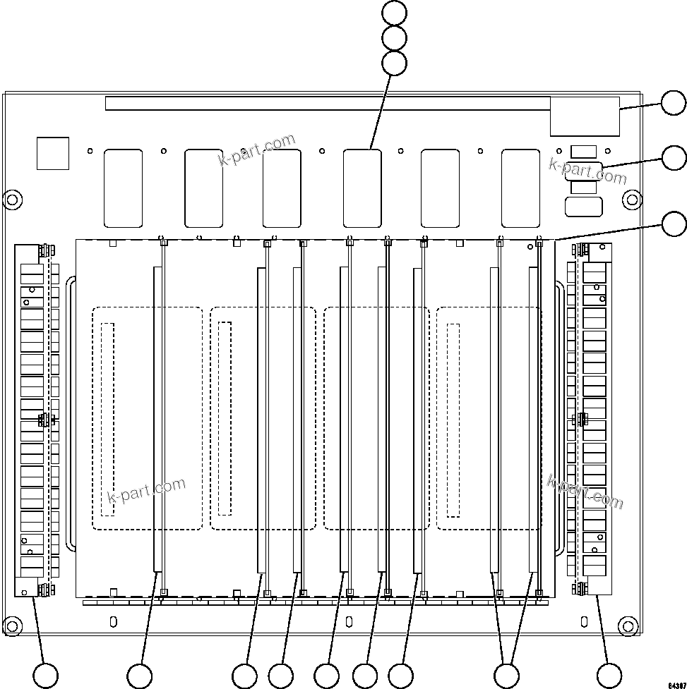 Komatsu parts book diagram for AFE57-EX 830E-1AC S/N A30637 - A30638    HINDUSTAN ZINC: PANEL - ICP   1/2      XA5793