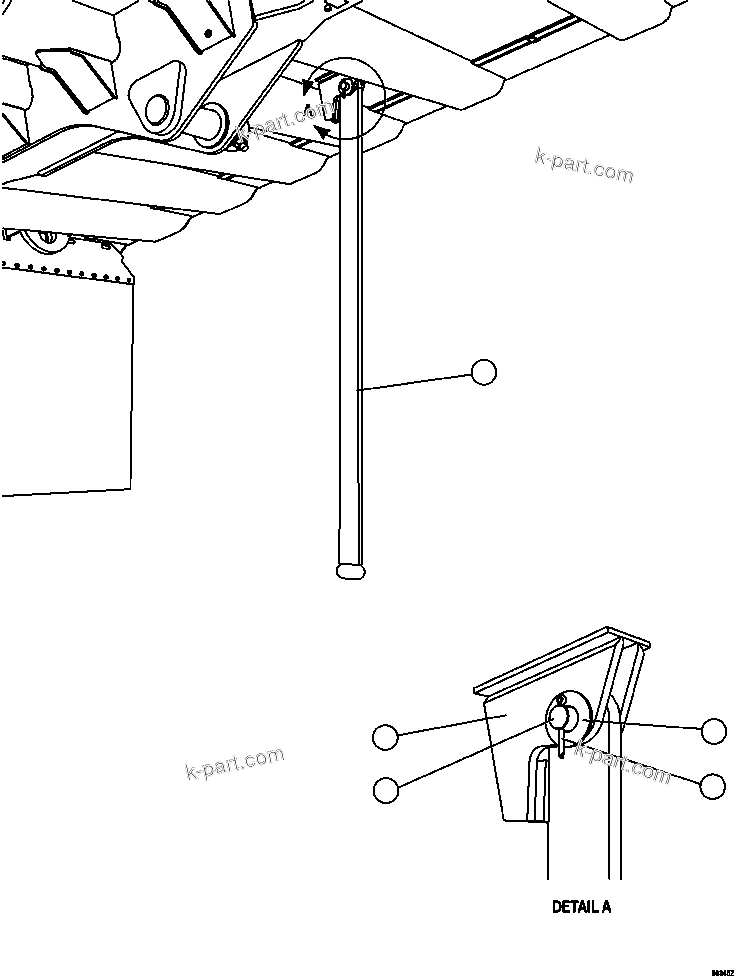 Komatsu parts book diagram for AFE57-FV 830E-1AC S/N A30732 - A30734, A30758 & A30762 - A30763 CLERMONT: ROCK EJECTORS INSTALLATION