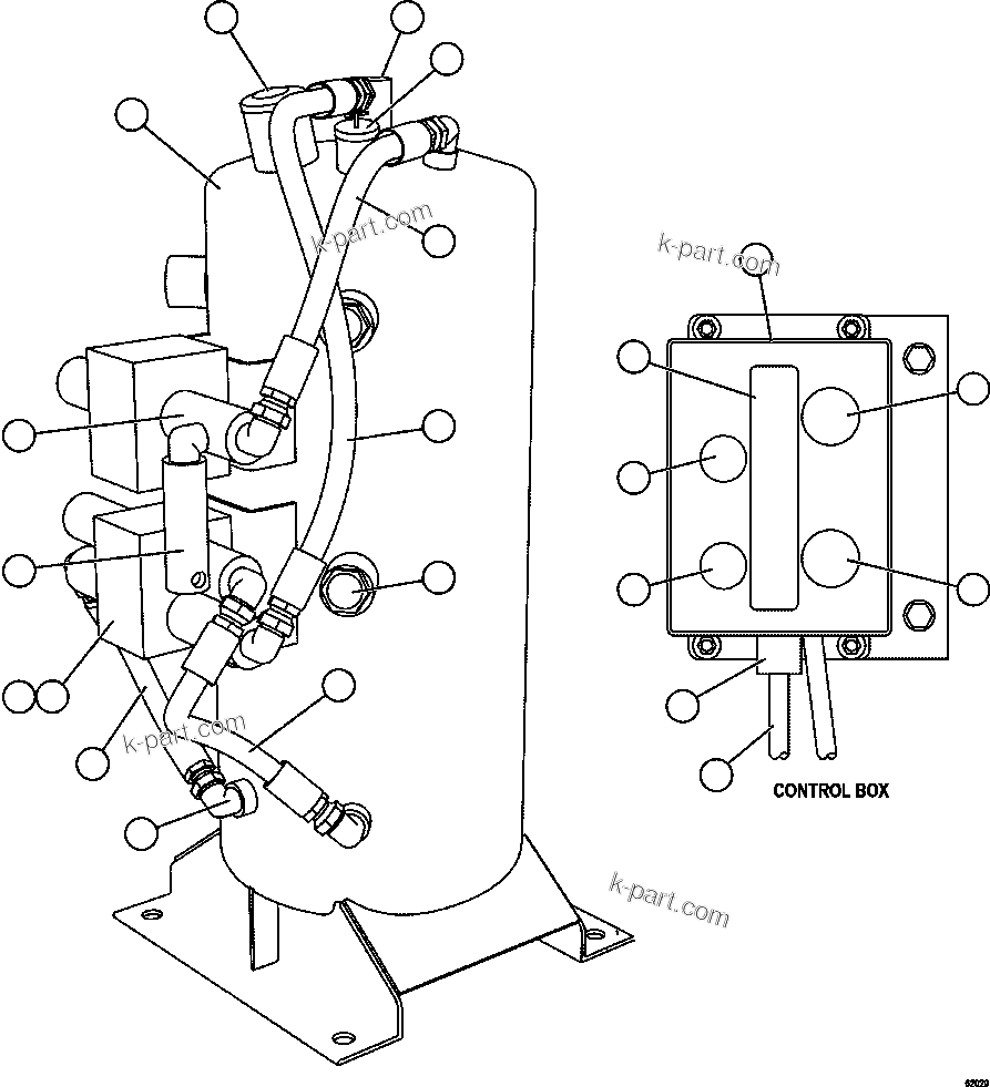 Komatsu parts book diagram for AFE57-FV 830E-1AC S/N A30732 - A30734, A30758 & A30762 - A30763 CLERMONT: RESERVE SYSTEM KIT               PC2799