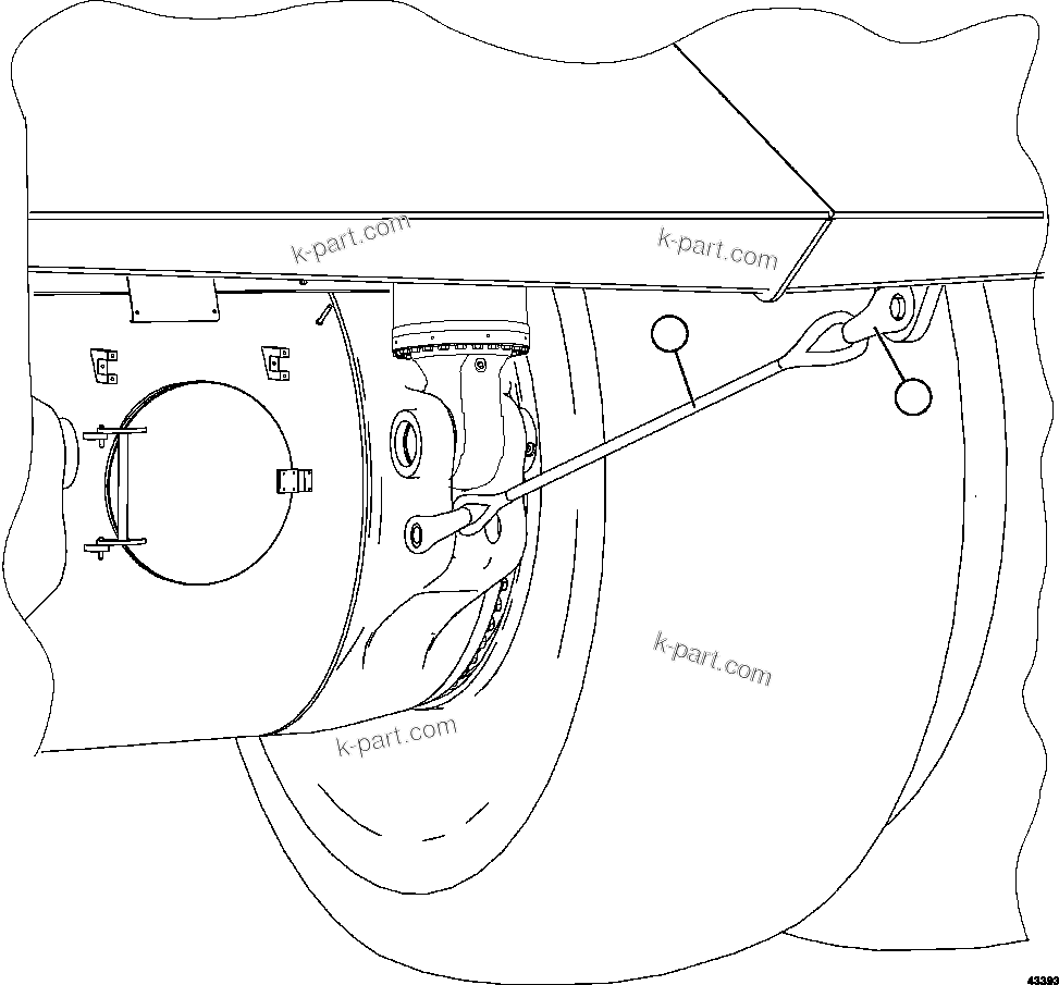 Komatsu parts book diagram for AFE57-FW 830E-1AC S/N A30761  WABUSH: BODY SLING