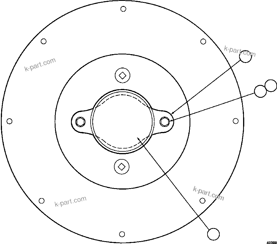 Komatsu parts book diagram for AFE57-GK 830E-1AC S/N A30840 - A30841  HIBBING TACONITE: HUBODOMETER INSTALLATION