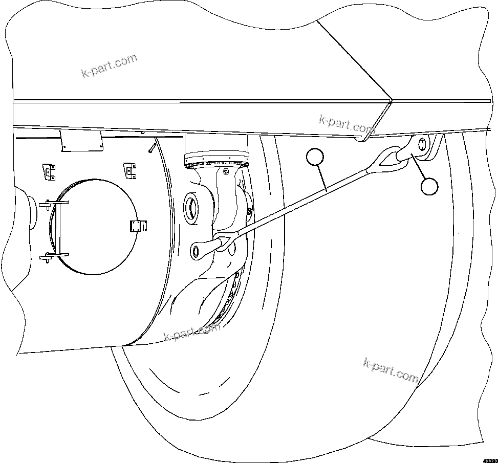 Komatsu parts book diagram for AFE57-GU 830E-1AC S/N A40884 - A40887 & A40895 - A40899  MANTOS BLANCOS: BODY SLING