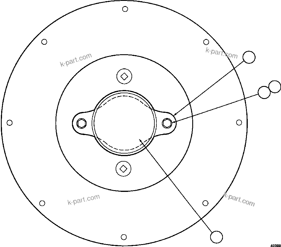 Komatsu parts book diagram for AFE57-GU 830E-1AC S/N A40884 - A40887 & A40895 - A40899  MANTOS BLANCOS: HUBODOMETER INSTALLATION