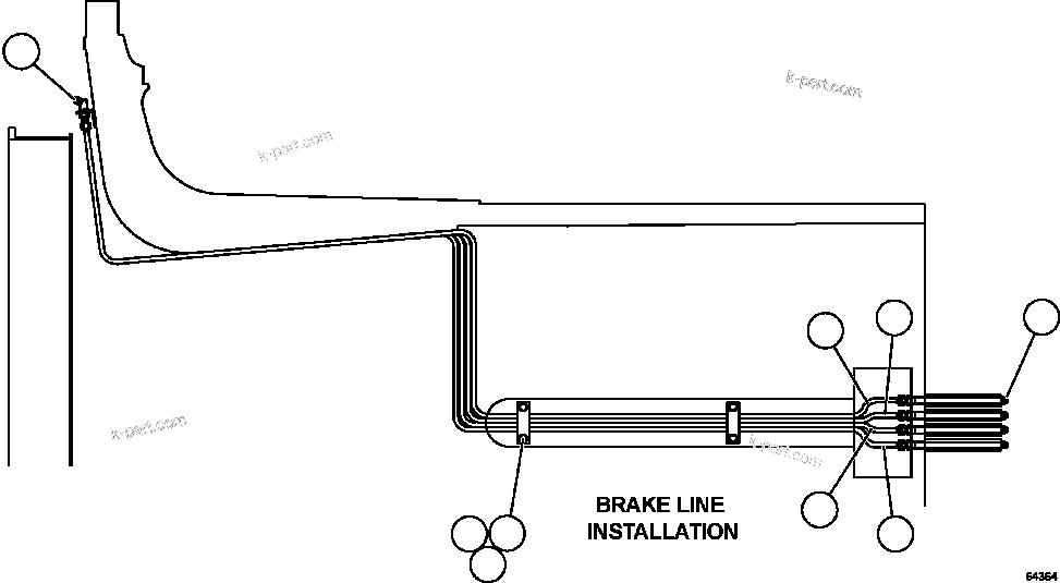 Komatsu parts book diagram for AFE57-GU 830E-1AC S/N A40884 - A40887 & A40895 - A40899  MANTOS BLANCOS: WHEEL MOTOR  8/8   PC3159