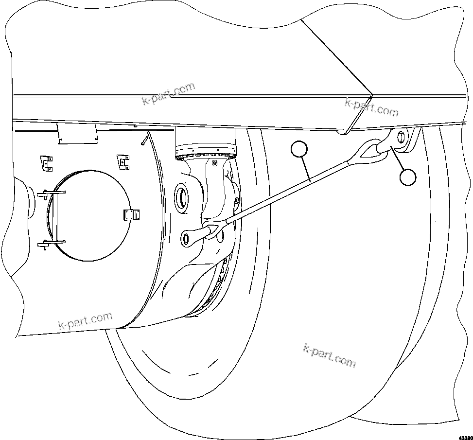 Komatsu parts book diagram for AFE57-GV 830E-1AC S/N A40890 & A40900  TECK CMO: BODY SLING