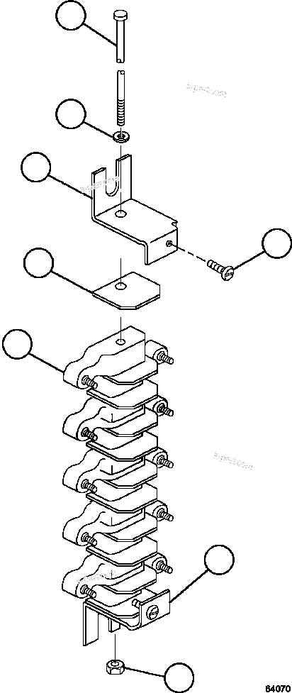 Komatsu parts book diagram for AFE57-GV 830E-1AC S/N A40890 & A40900  TECK CMO: TERMINAL BOARDS