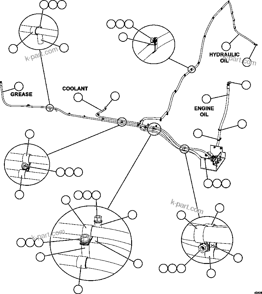 Komatsu parts book diagram for AFE57-GV 830E-1AC S/N A40890 & A40900  TECK CMO: SERVICE CENTER - LH