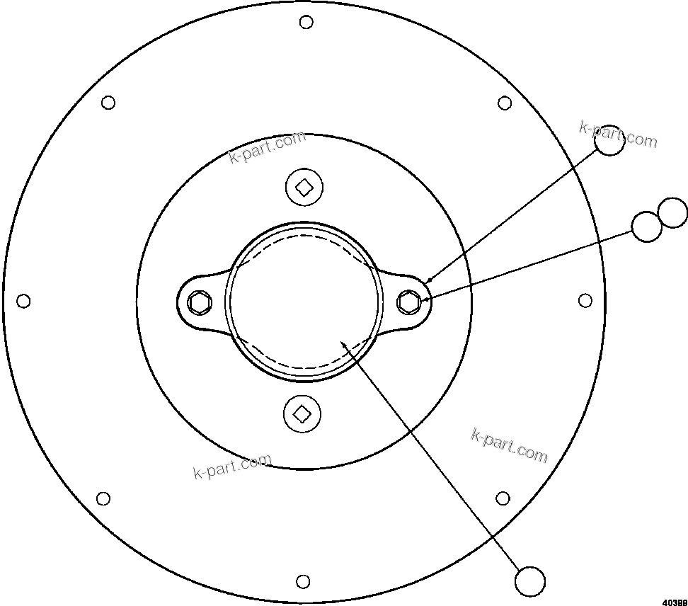 Komatsu parts book diagram for AFE57-GV 830E-1AC S/N A40890 & A40900  TECK CMO: HUBODOMETER INSTALLATION