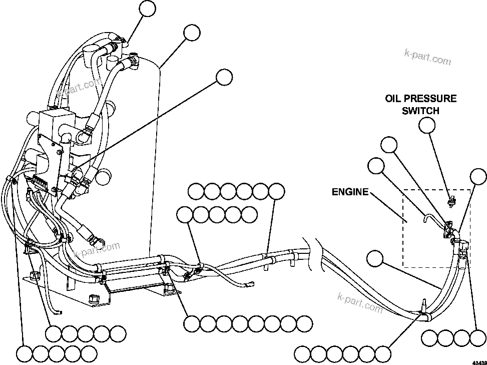 Komatsu parts book diagram for AFE57-GV 830E-1AC S/N A40890 & A40900  TECK CMO: RESERVE SYSTEM 1/2