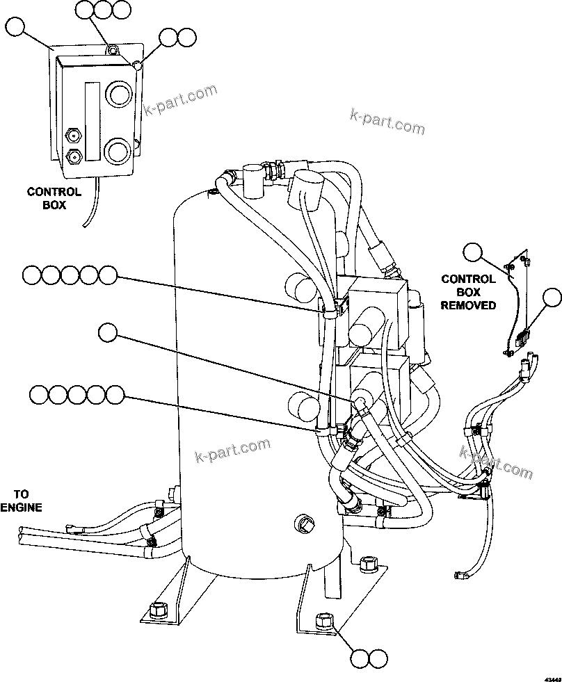 Komatsu parts book diagram for AFE57-GV 830E-1AC S/N A40890 & A40900  TECK CMO: RESERVE SYSTEM 2/2