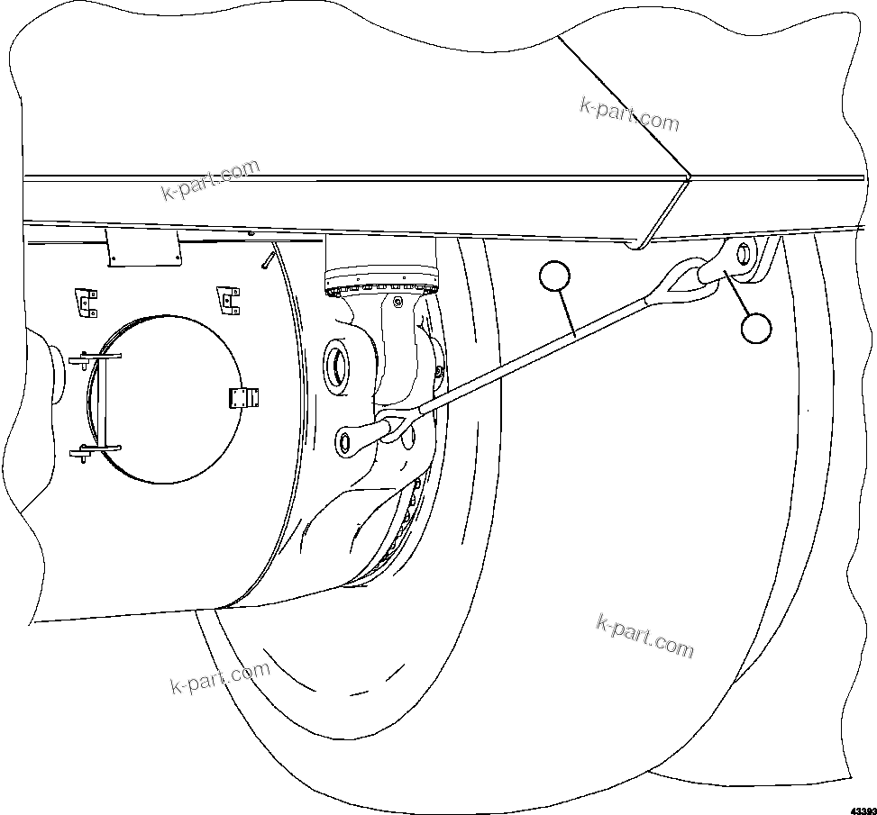 Komatsu parts book diagram for AFE57-HM 830E-1AC S/N A40953  UNITED TACONITE: BODY SLING