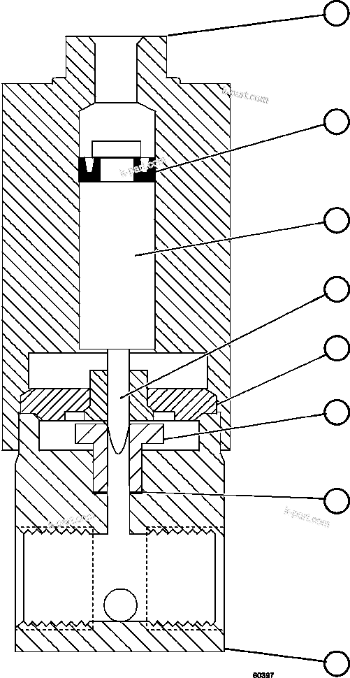 Komatsu parts book diagram for AFE57-HM 830E-1AC S/N A40953  UNITED TACONITE: VENT VALVE ASSEMBLY               LA0912
