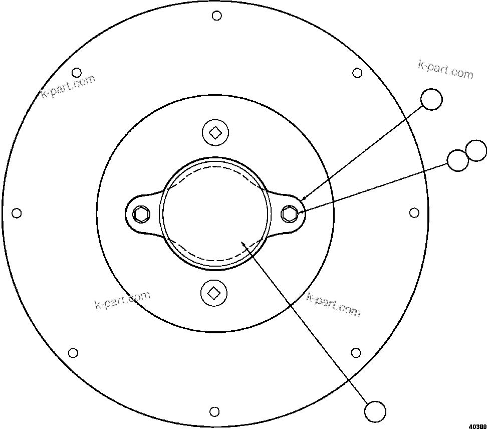 Komatsu parts book diagram for AFE57-HM 830E-1AC S/N A40953  UNITED TACONITE: HUBODOMETER INSTALLATION