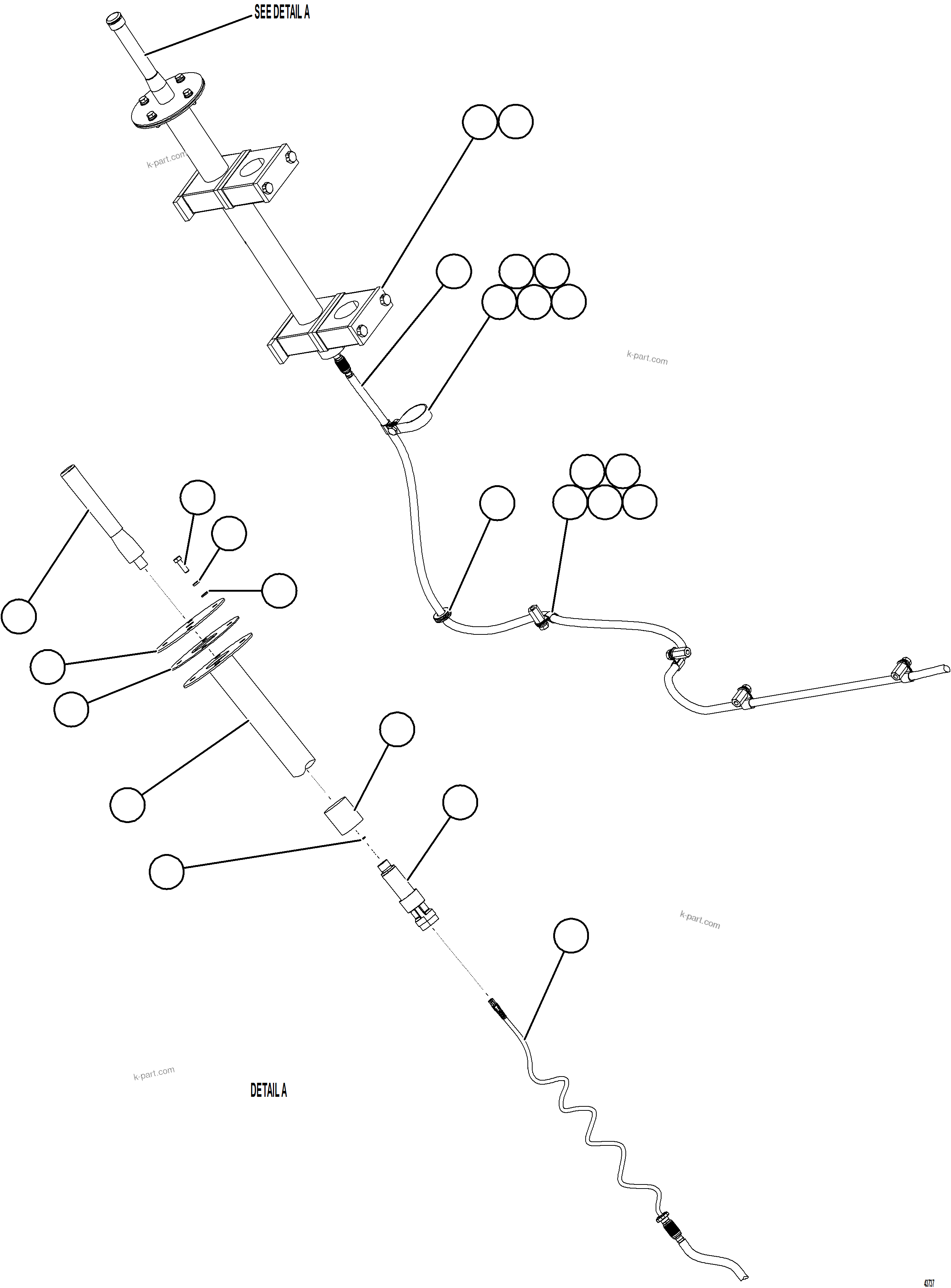 Komatsu parts book diagram for AFE57-HT 830E-1AC S/N A40966, A40987 & A40990 - A40992  SEVERSTAL: WIRELESS NETWORK BRIDGE