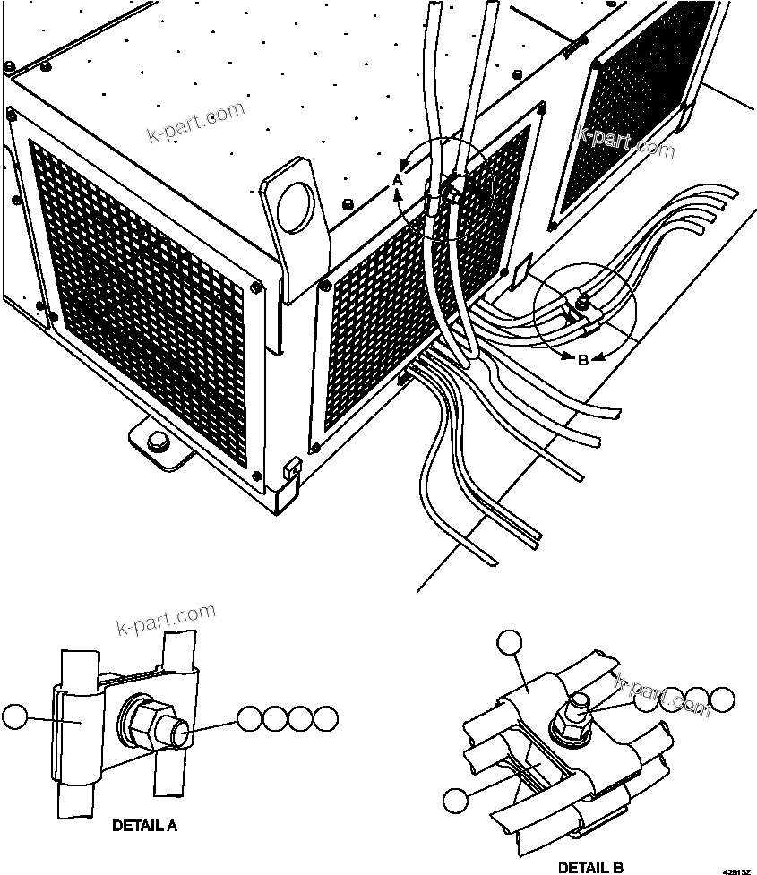 Komatsu parts book diagram for AFE57-HT 830E-1AC S/N A40966, A40987 & A40990 - A40992  SEVERSTAL: RETARDING GRID INSTALLATION      2/2