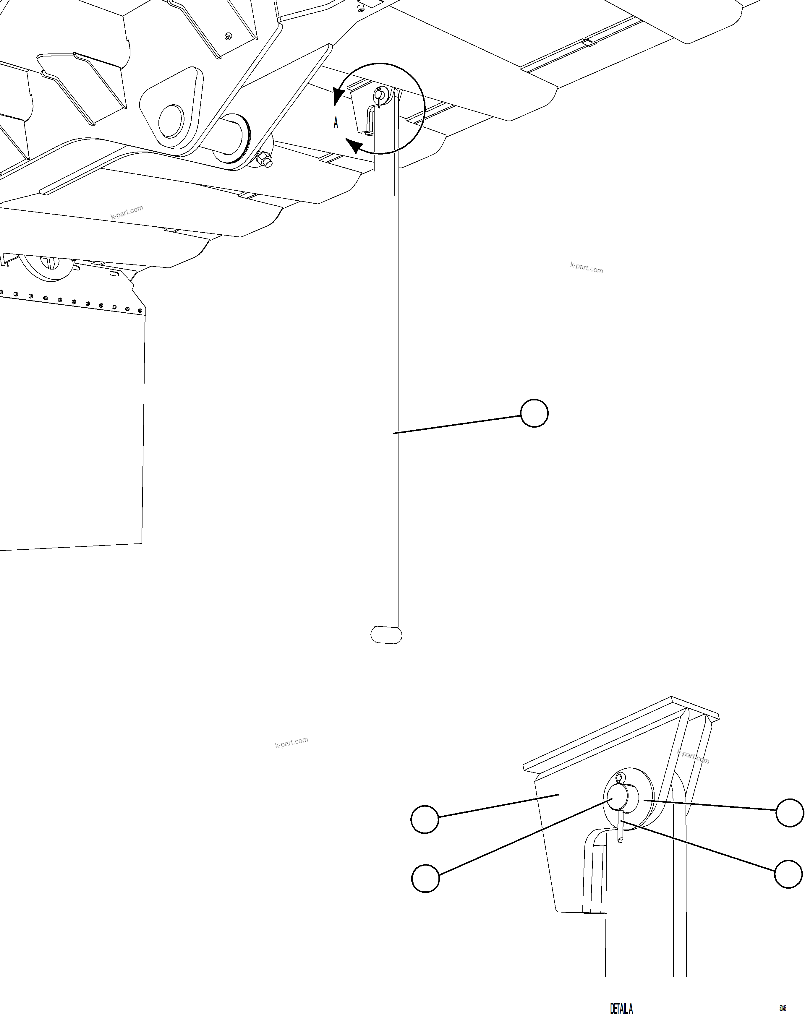 Komatsu parts book diagram for AFE57-JJ 830E-1AC S/N A41035 COLOWYO: ROCK EJECTORS INSTALLATION