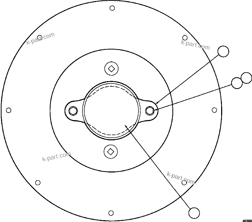 Komatsu parts book diagram for AFE57-JJ 830E-1AC S/N A41035 COLOWYO: HUBODOMETER INSTALLATION