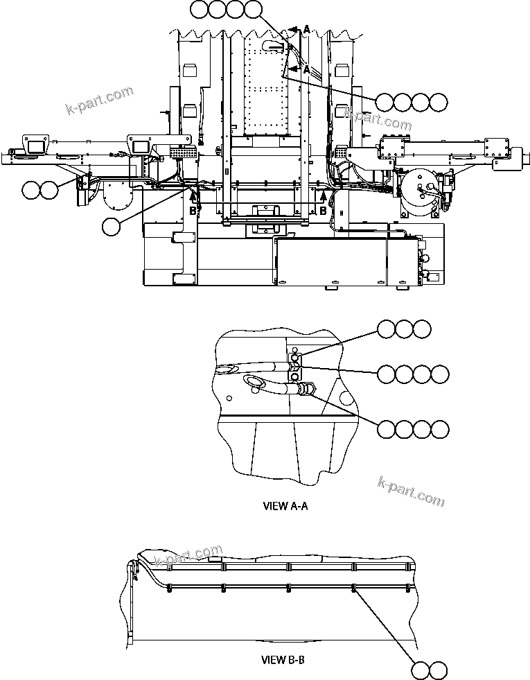 Komatsu parts book diagram for AFE57-X 830E-AC S/N A30101     HIBBING TACONITE: RESERVE SYSTEM - 1