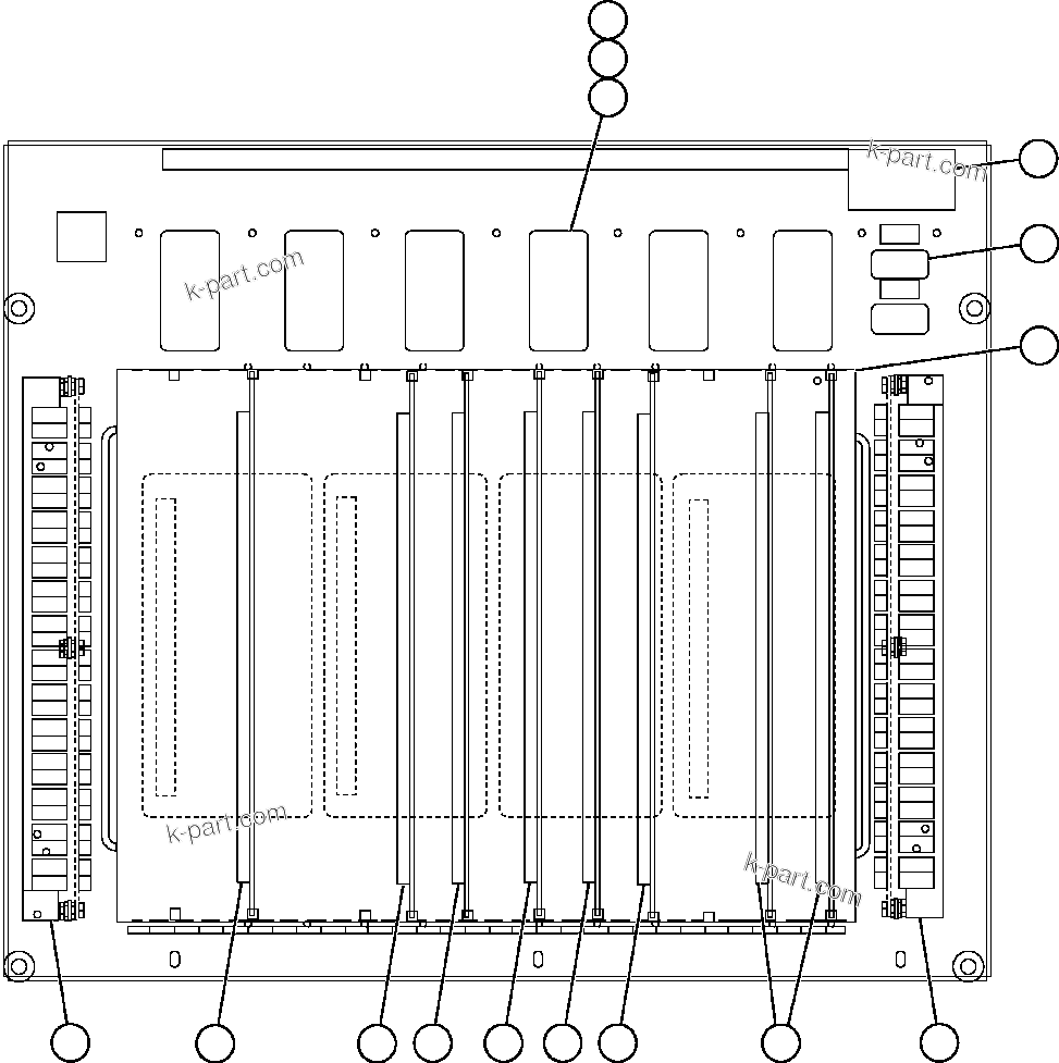 Komatsu parts book diagram for AFE57-X 830E-AC S/N A30101     HIBBING TACONITE: PANEL - ICP (GE1302)