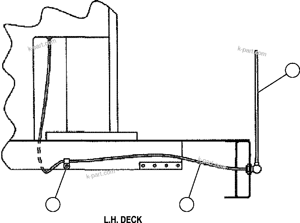 Komatsu parts book diagram for AFE59-A 930E-4 S/N A30465 - A30466    CODELCO GABY: RADIO ANTENNA INSTALLATION