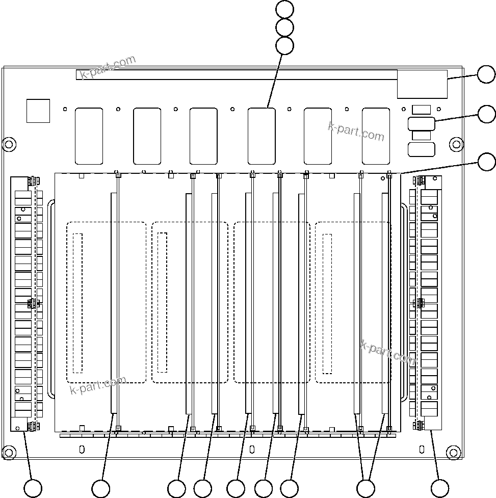 Komatsu parts book diagram for AFE59-A 930E-4 S/N A30465 - A30466    CODELCO GABY: PANEL - ICP (GE1302)