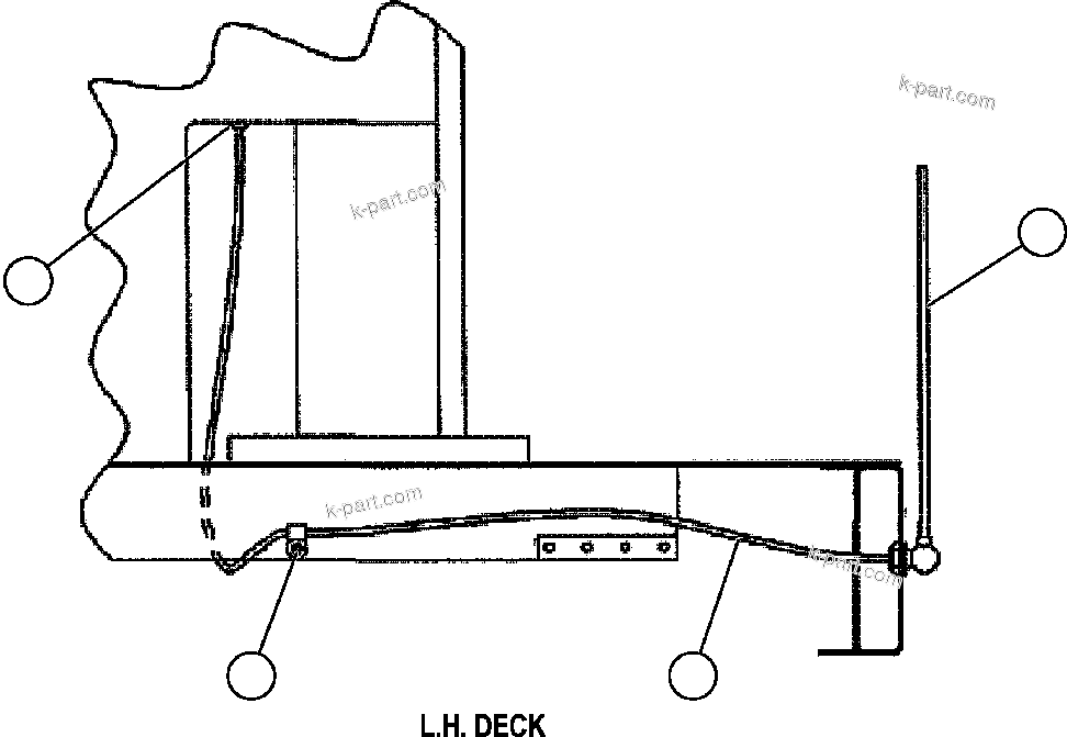 Komatsu parts book diagram for AFE59-BJ 930E-4 S/N A30694, A30695, A30698, A30709 & A30723    DOWNER EDI MINING: RADIO ANTENNA INSTALLATION