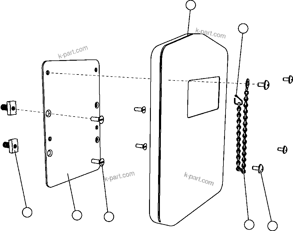 Komatsu parts book diagram for AFE59-BM 930E-4 S/N A30712 - A30714      CODELCO: MANUAL HOLDER