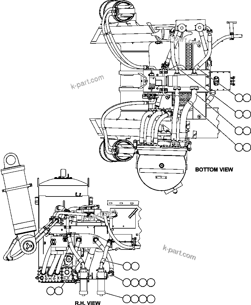 Komatsu parts book diagram for AFE59-BM 930E-4 S/N A30712 - A30714      CODELCO: UNIVERSAL JOINT INSTALLATION