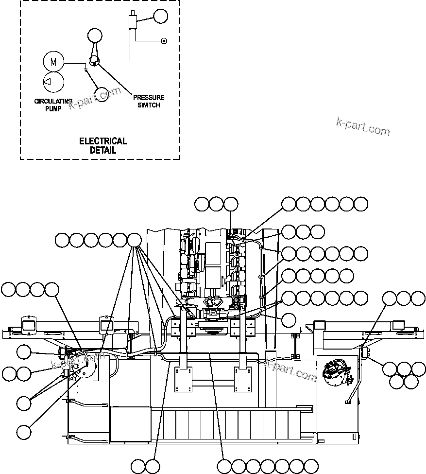 Komatsu parts book diagram for AFE59-BM 930E-4 S/N A30712 - A30714      CODELCO: SERVICE CENTER - L.H.