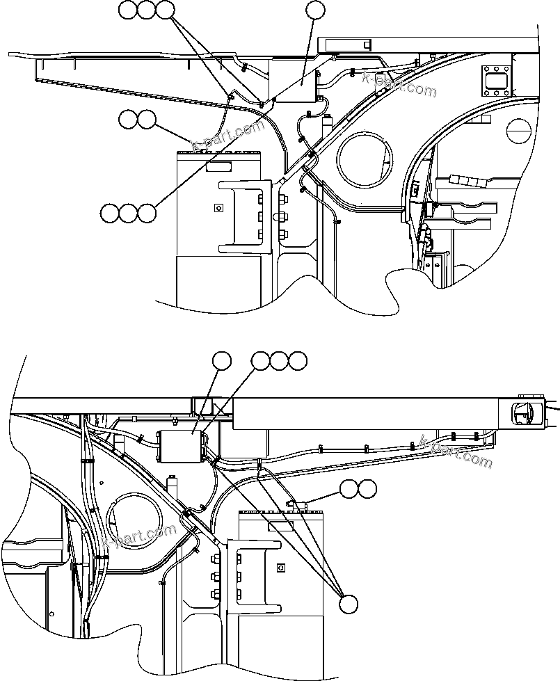 Komatsu parts book diagram for AFE59-BM 930E-4 S/N A30712 - A30714      CODELCO: RESERVE SYSTEM KIT (PC1641)