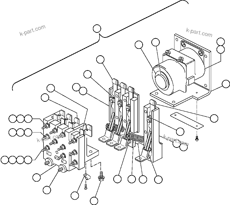 Komatsu parts book diagram for AFE59-BM 930E-4 S/N A30712 - A30714      CODELCO: A.F.S.E. PANEL COVER ASSEMBLY  2/2 (GE1210)