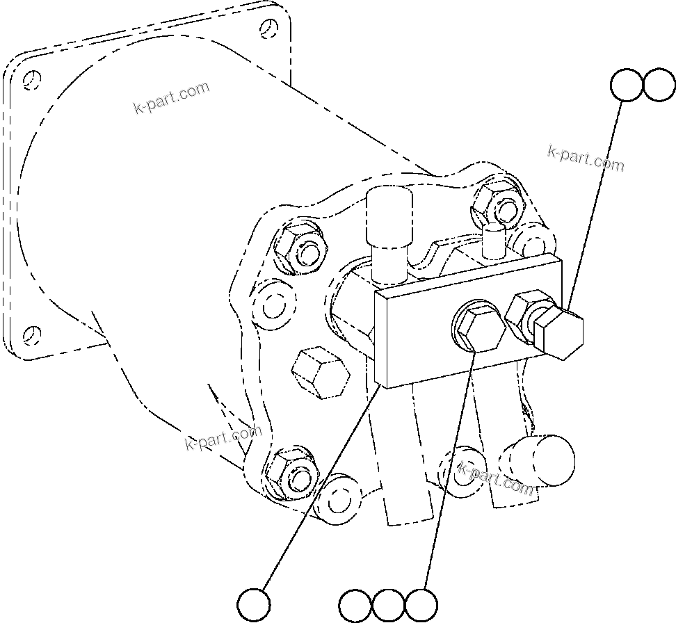 Komatsu parts book diagram for AFE59-BR 930E-4 S/N A30742     FORDING: ADJUSTABLE HOLD-DOWN ASSEMBLY (EJ1087)