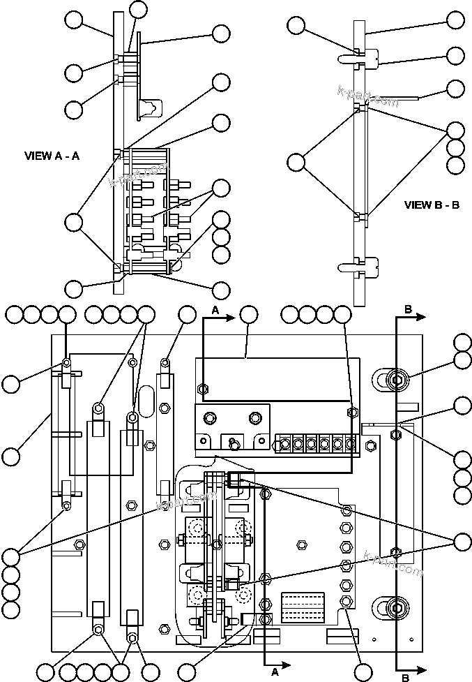 Komatsu parts book diagram for AFE59-BR 930E-4 S/N A30742     FORDING: A.F.S.E. PANEL COVER ASSEMBLY  1/2 (GE1210)