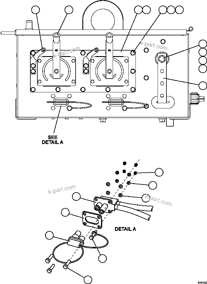 Komatsu parts book diagram for AFE59-CY 930E-4 S/N A30990 & A30991    HYCROFT: BATTERY BOX    2/5
