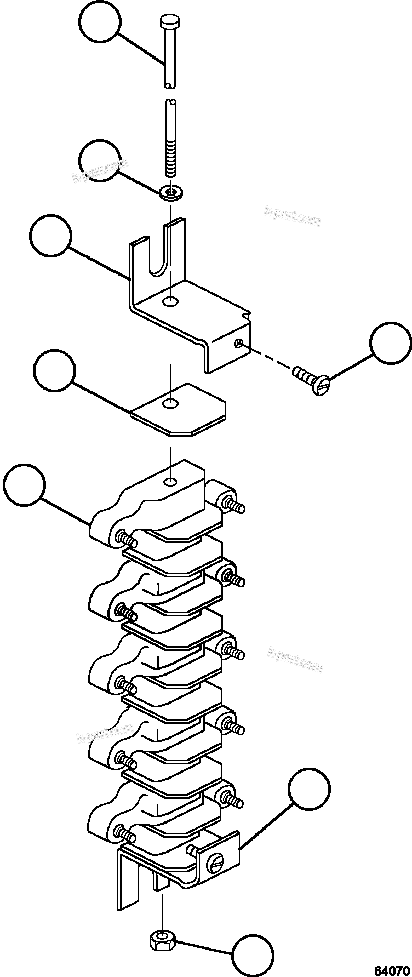 Komatsu parts book diagram for AFE59-CY 930E-4 S/N A30990 & A30991    HYCROFT: TERMINAL BOARDS   1/2
