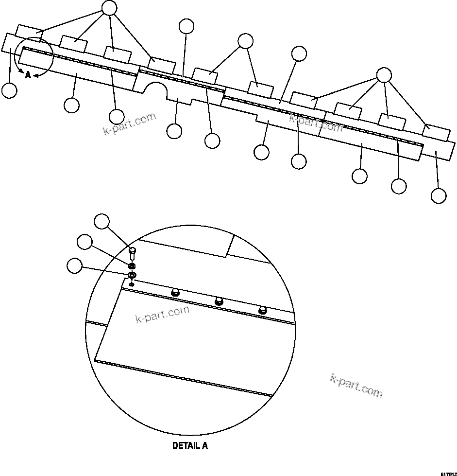 Komatsu parts book diagram for AFE59-EZ 930E-4 S/N A31527, A31539, A31541, A31553, A31555, A31563 & A31565  LOS PELAMBRES: BODY MUD FLAPS  1/2