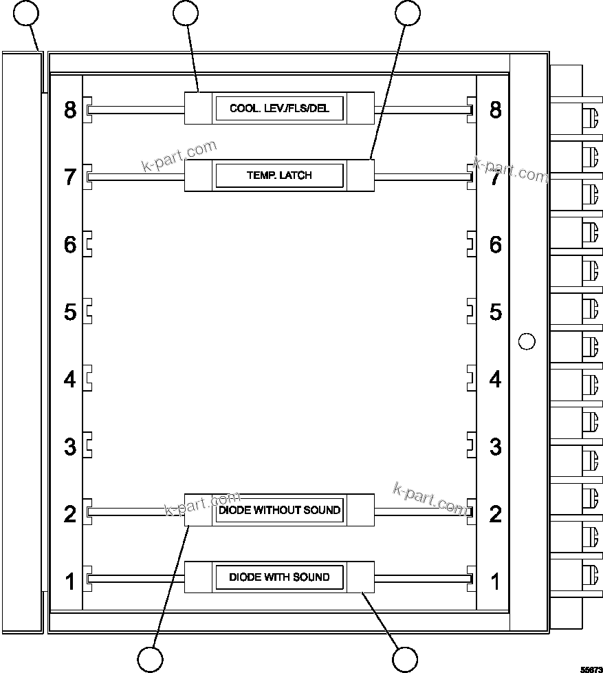 Komatsu parts book diagram for AFE59-EZ 930E-4 S/N A31527, A31539, A31541, A31553, A31555, A31563 & A31565  LOS PELAMBRES: AID MODULE ASSEMBLY       PC1810