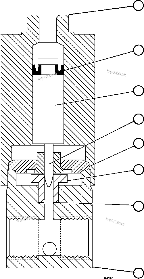 Komatsu parts book diagram for AFE59-EZ 930E-4 S/N A31527, A31539, A31541, A31553, A31555, A31563 & A31565  LOS PELAMBRES: VENT VALVE ASSEMBLY               LA0912