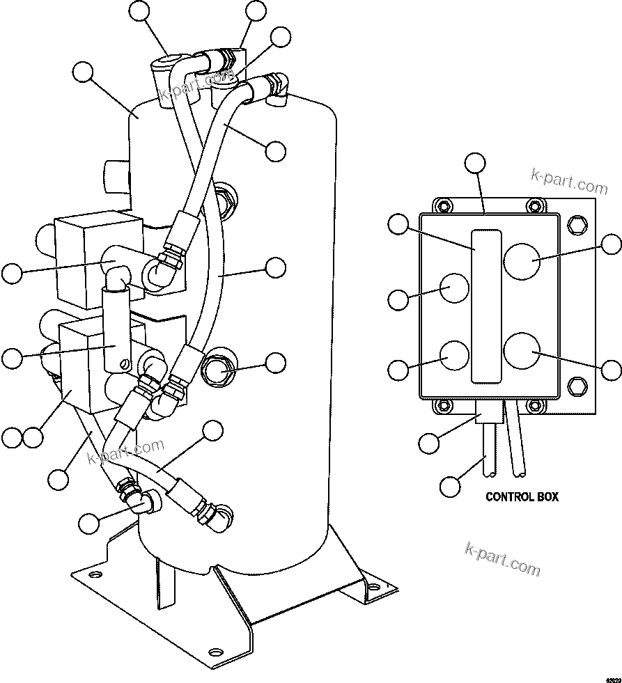 Komatsu parts book diagram for AFE59-EZ 930E-4 S/N A31527, A31539, A31541, A31553, A31555, A31563 & A31565  LOS PELAMBRES: RESERVE SYSTEM KIT               PC2799