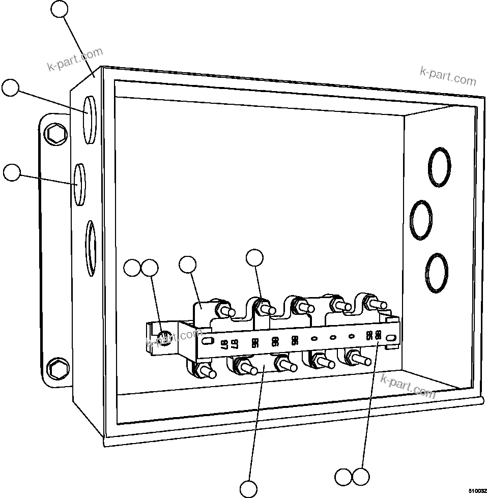 Komatsu parts book diagram for AFE59-EZ 930E-4 S/N A31527, A31539, A31541, A31553, A31555, A31563 & A31565  LOS PELAMBRES: HOTSTART BOX ASSEMBLY            EJ5557