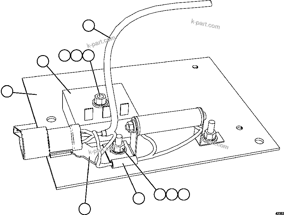 Komatsu parts book diagram for AFE59-FF 930E-4 S/N A31624 & A31628  ANTELOPE COAL: DIMMER TIMER MODULE